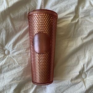 Starbucks Studded Tumbler in Rose Gold